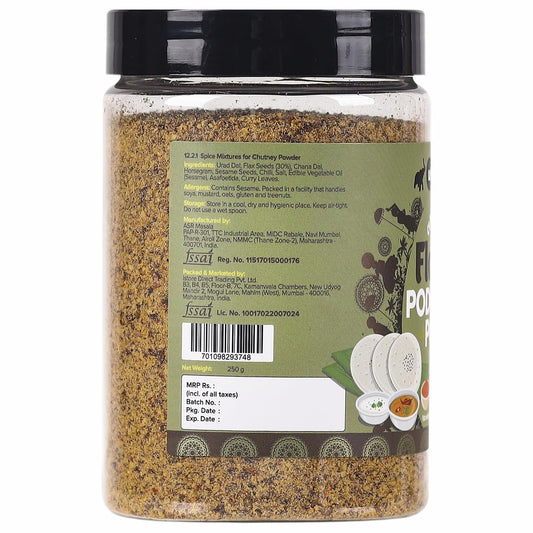 Urban Platter Classic South Indian Flaxseed Podi Chutney Powder, 250g (Ready to use, Just add ghee or Oil)