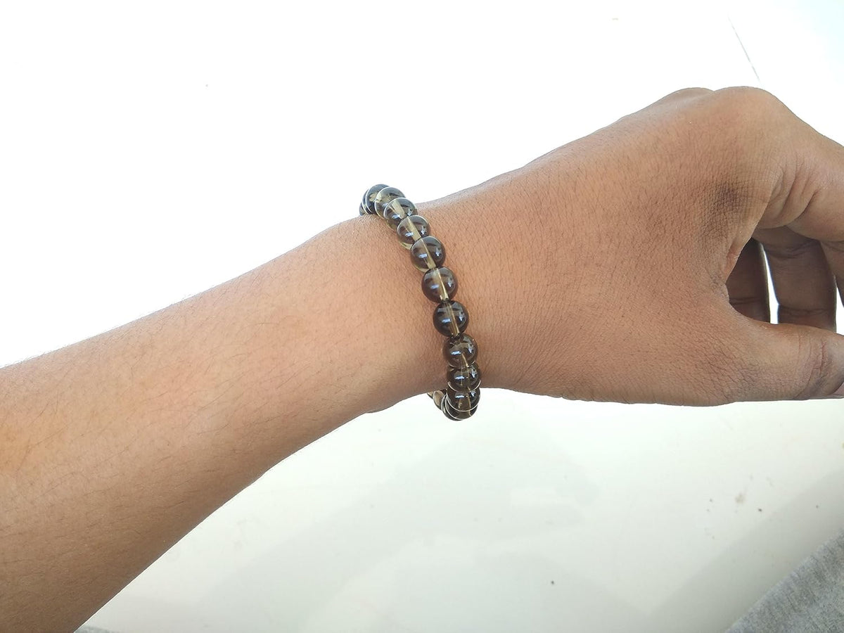 SHINDE EXPORTS Natural Smoky Quartz Bracelet for men and women