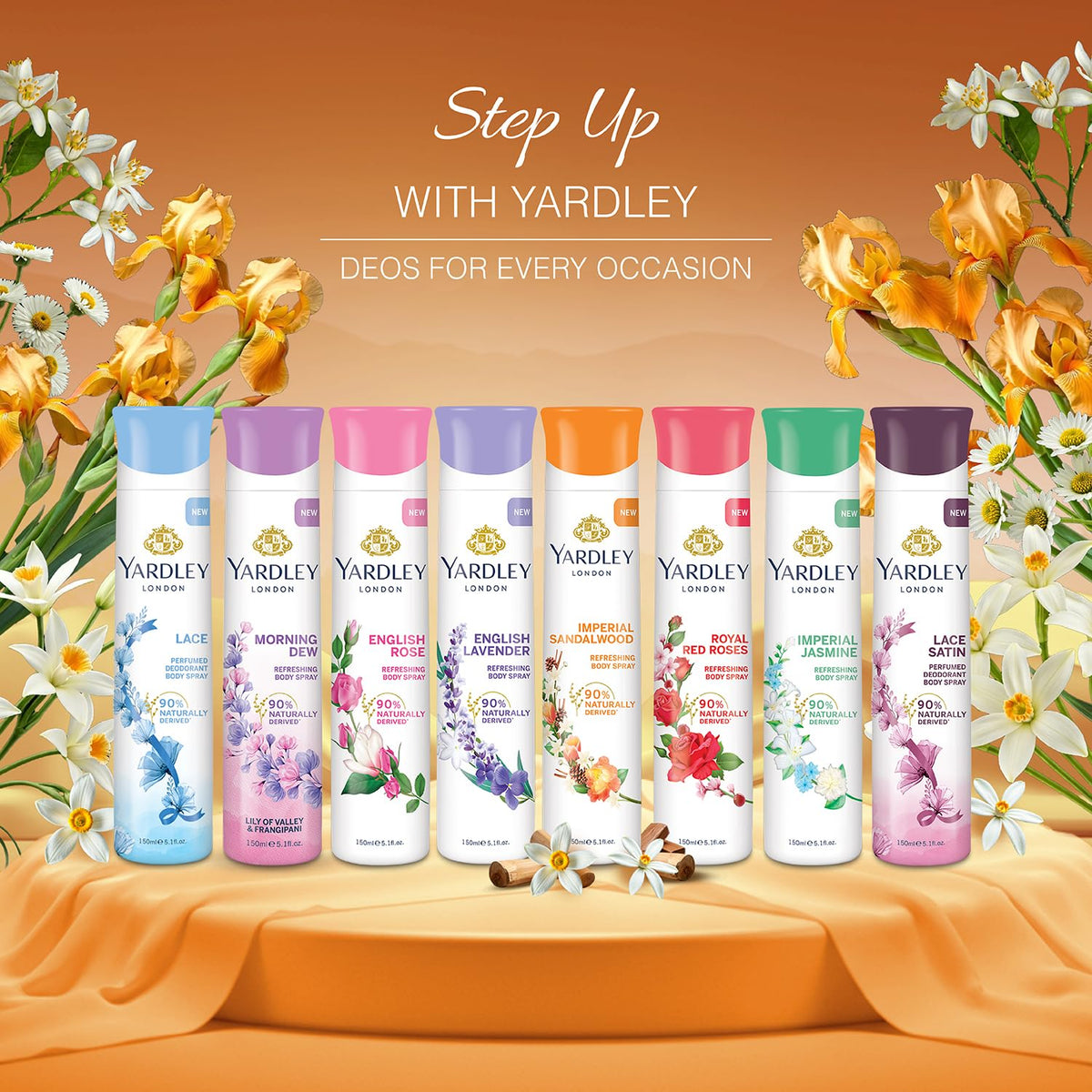 Yardley London Imperial Sandalwood Perfumed Deo For Women, 150ml