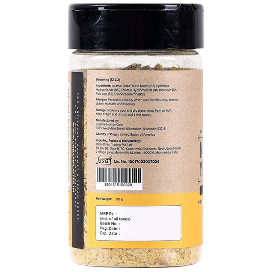 Urban Platter Nutritional Yeast Flakes, 50g (Rich in Vitamin B12 | Gluten-Free | Perfectly Plant-Based Nutty and Cheesy Nooch | Savoury Seasoning)