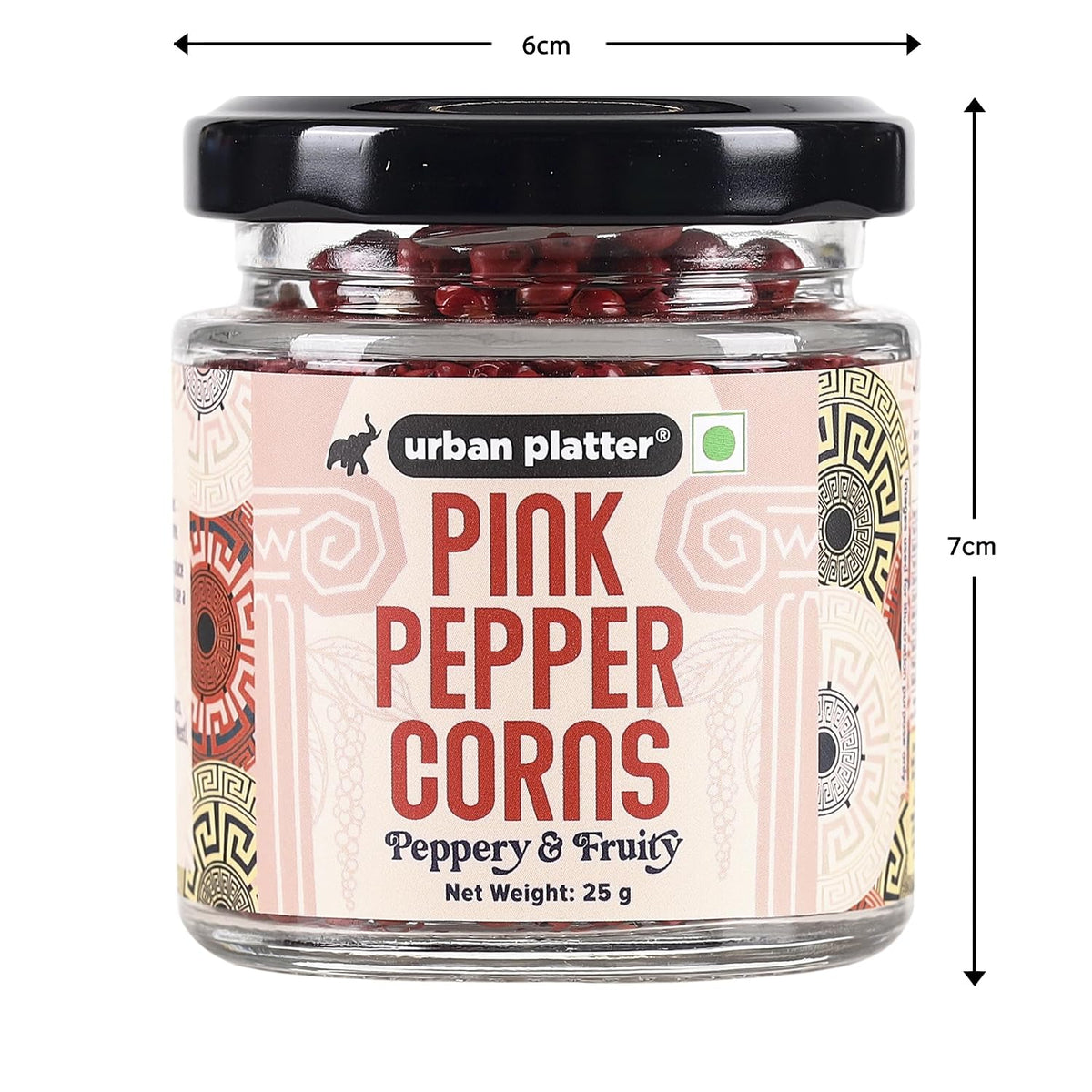 Urban Platter Whole Pink Peppercorns, 25g (Mild & Aromatic Pepper | Subtle Fruity Notes | Ideal for Salads & Finishing Dishes)