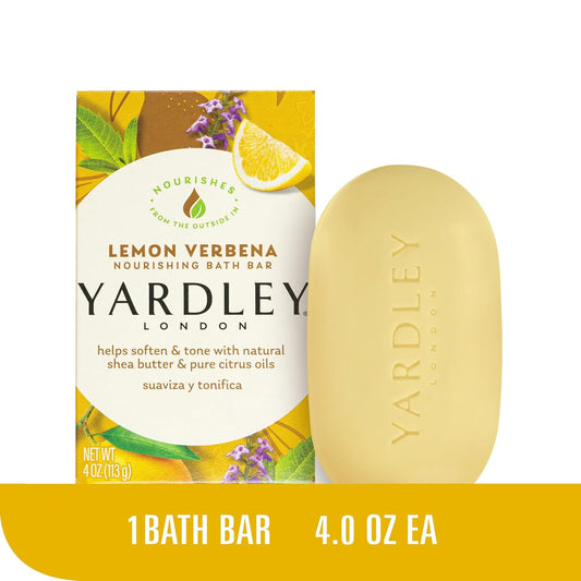Yardley Lemon Verbena With Shea Butter Bar Soap, 4.25 Ounce