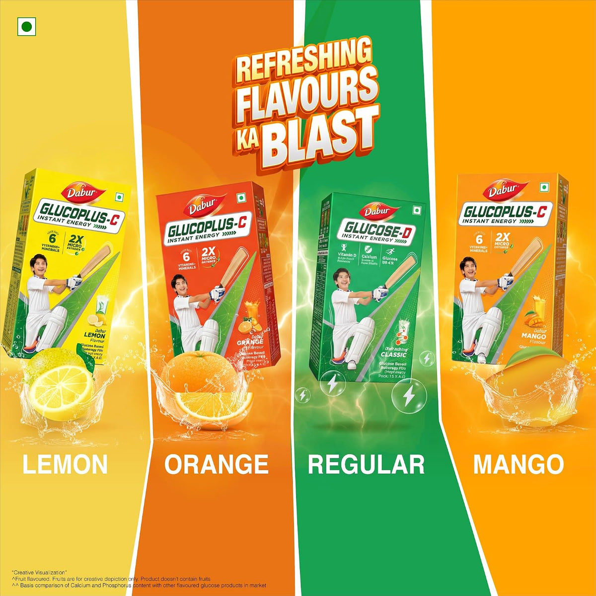 Dabur Glucoplus C Glucose Powder (Mango Flavour) - 1kg
