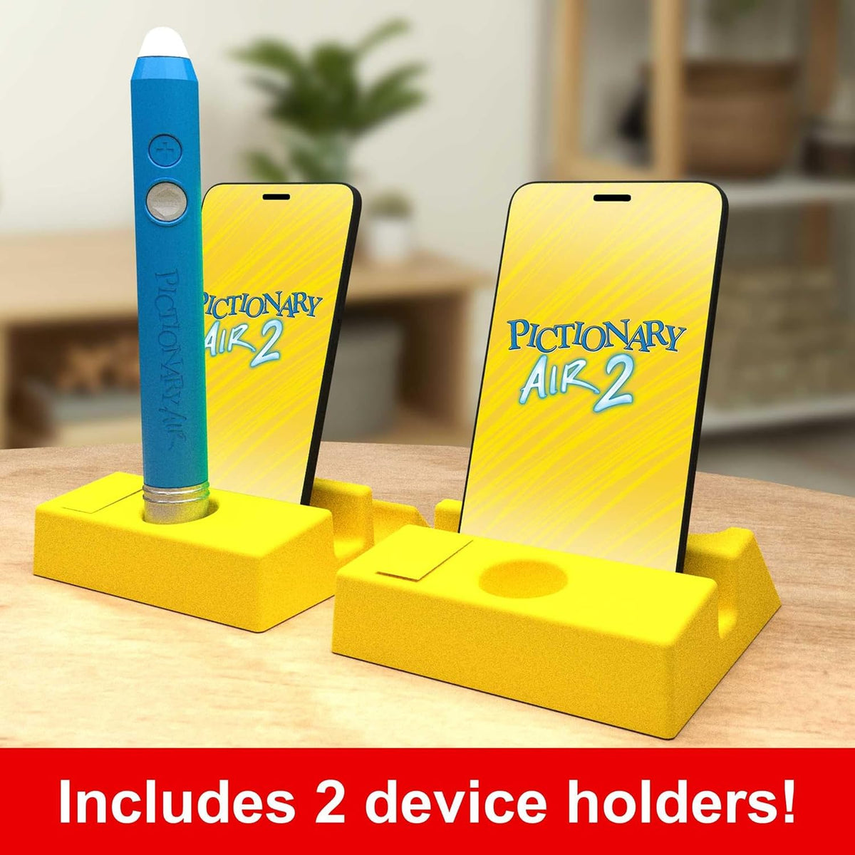 Mattel Games Pictionary Air 2 Game for Kids, Adults, Family and Game Night, Award-Winning Air-Drawing Family Game, Draw in The Air and See it On Screen