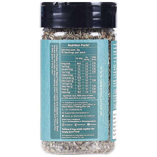 Urban Platter Dried Basil Tulsi Flakes, 30 g