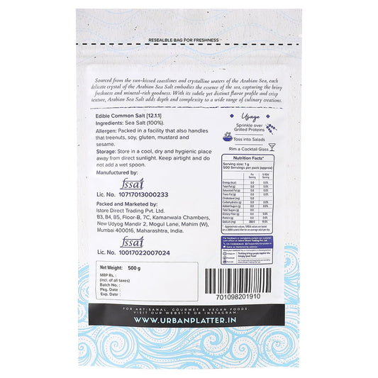 Urban Platter Arabian Sea Salt Flakes, 500g