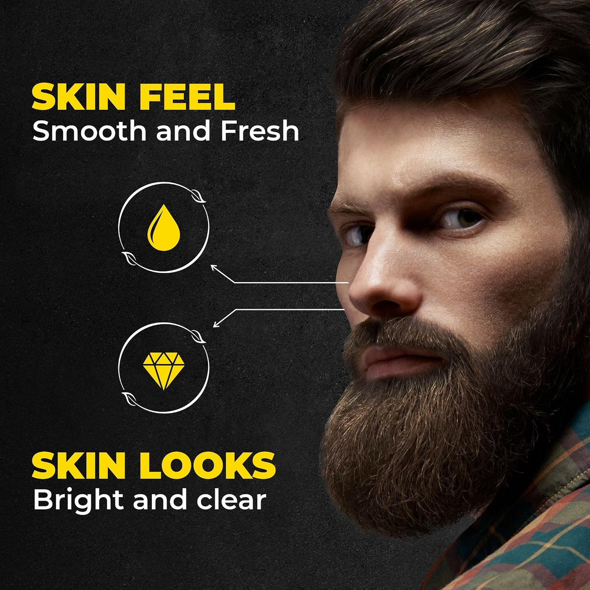 Beardo Ultraglow Facewash (50ml) & Face Cream (60gm) Facewash that Enhances & Balances Skin Tone Aloe Vera, Vitamin E | Set of 2