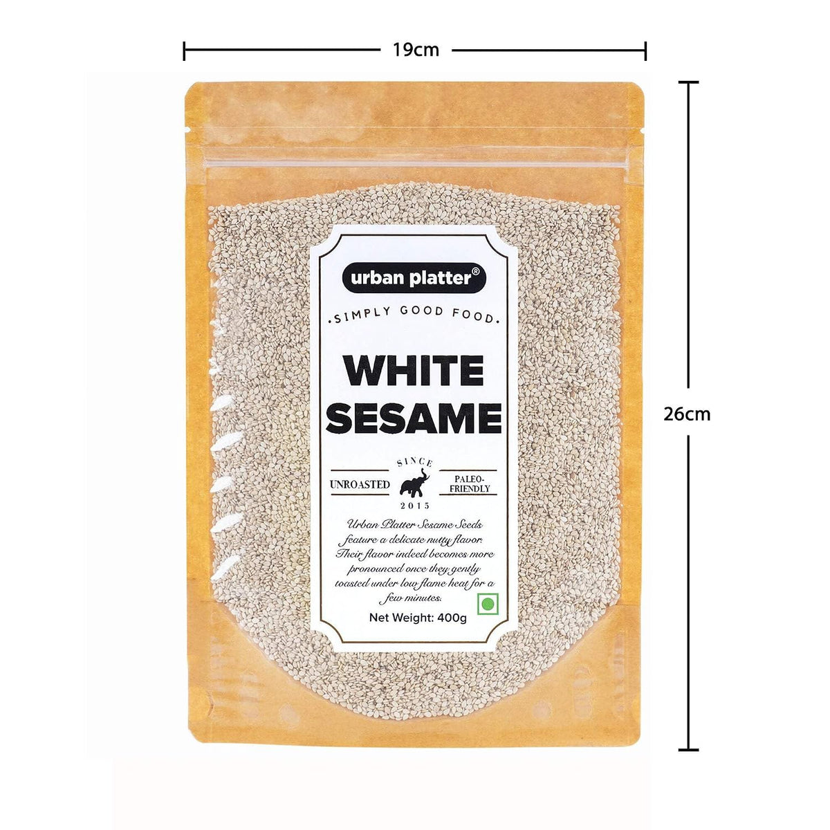 Urban Platter White Sesame Seeds, 400g