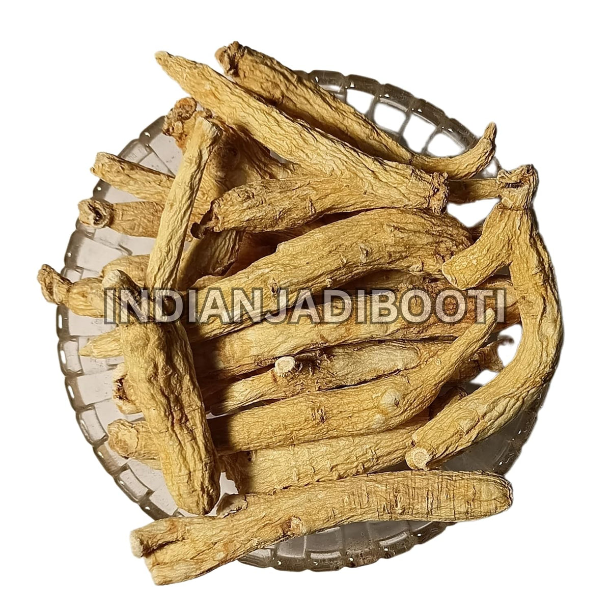 IndianJadiBooti Premium Ginseng Root Whole | Supports Natural Energy & Vitality | 100% Raw, Natural & Authentic Jadi Booti (20 Grams)