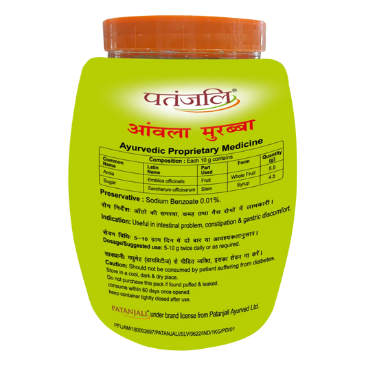 Combo- Patanjali Amla Murabba 1 Kg(Pack of 2)