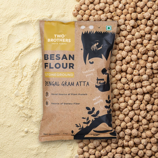 Two Brothers Organic Farms Besan Flour | Gram Flour