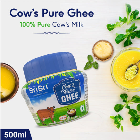 Sri Sri Tattva Cow's Pure Ghee, 500 ml Jar