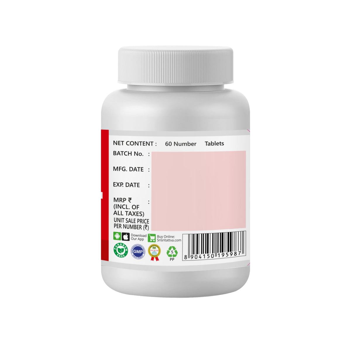 Sri Sri Tattva Gokshuradi Guggulu - Urinary Disorders, 60 Tabs | 500 mg