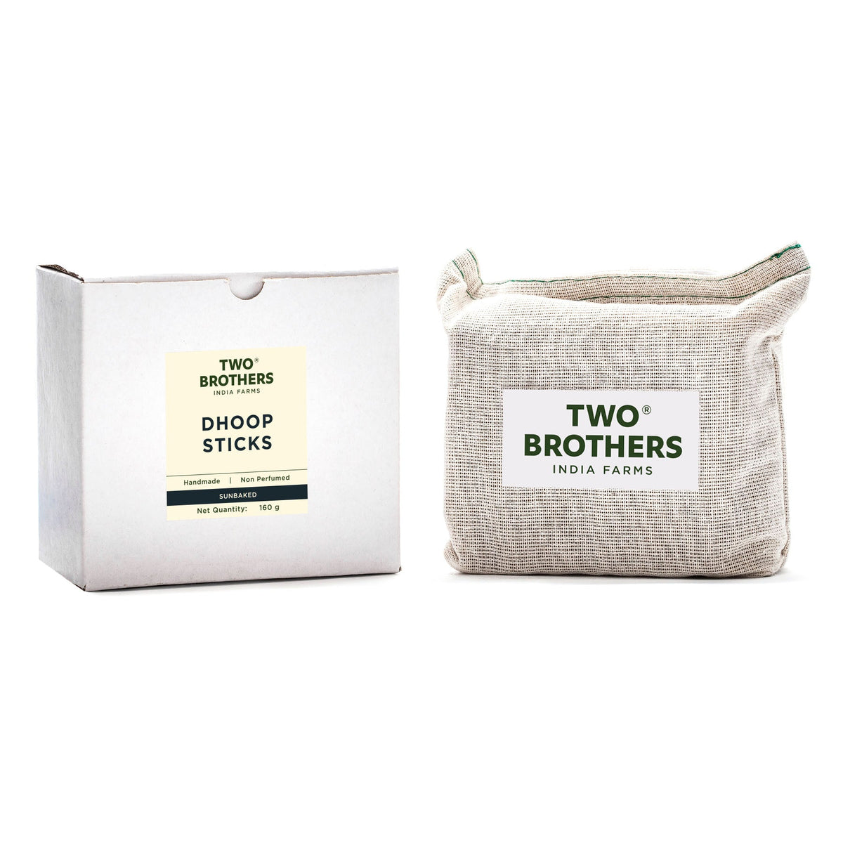 Two Brothers Organic Farms Dhoop (Incense) Sticks, Handmade 30 pieces