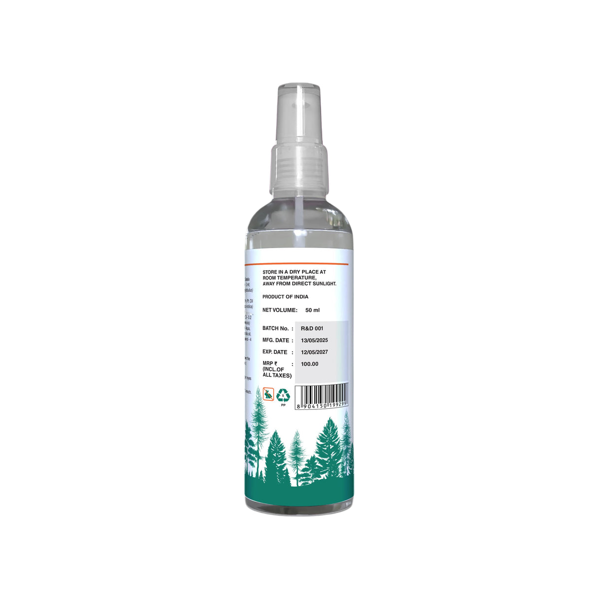 Sri Sri Tattva Mosquito Repellent - Long-Lasting Protection from Insects, 50ml