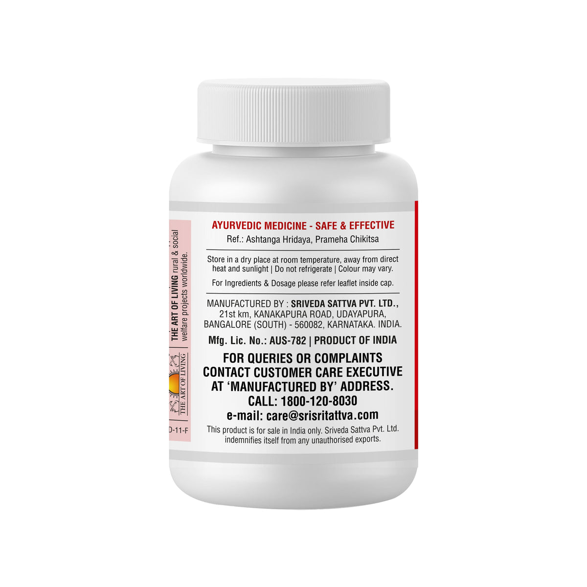 Sri Sri Tattva Nishamalaki - Anti-Diabetic, 60Tabs | 500 mg
