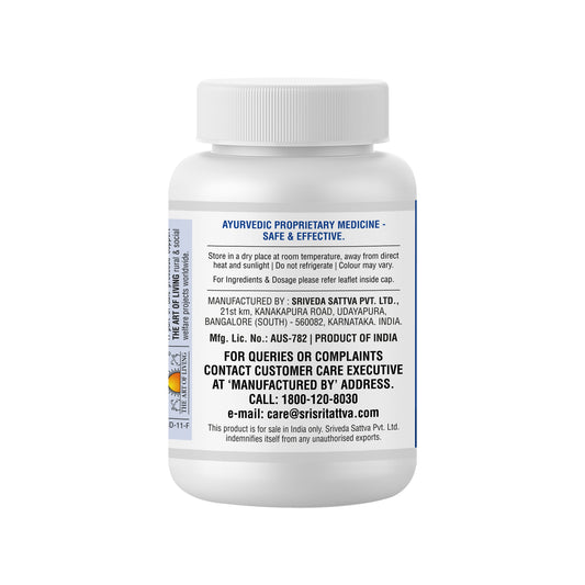 Sri Sri Tattva Oorja - Energizer, 60 Tabs | 500 mg