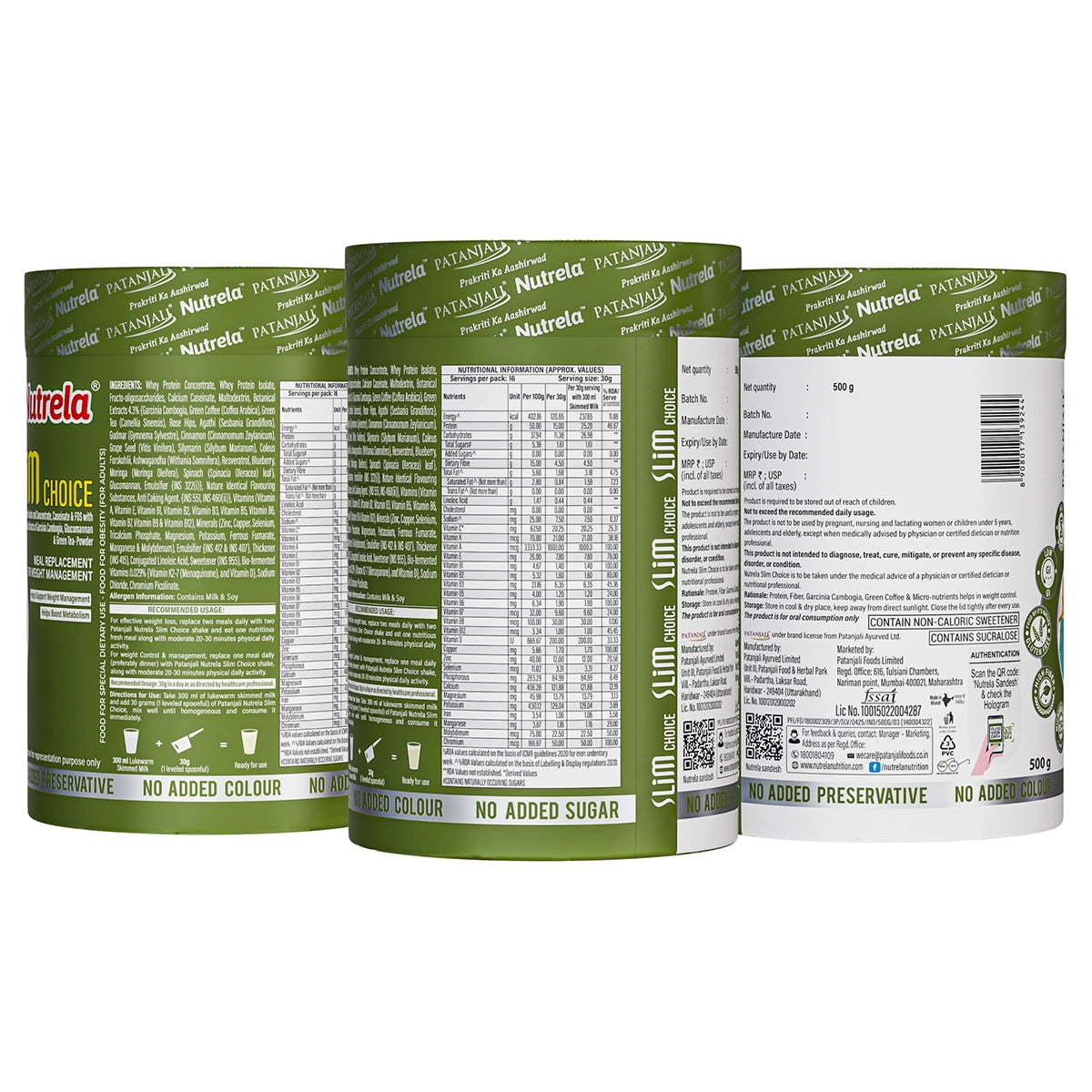 Patanjali Nutrela Slim Choice Powder (pack of 2)