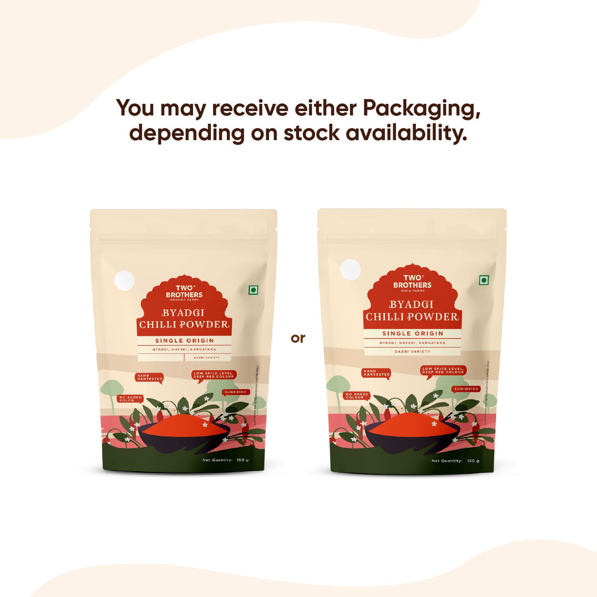 Two Brothers Organic Farms Single Origin Byadgi Chilli Powder