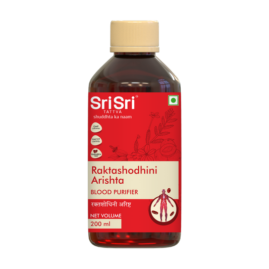 Sri Sri Tattva Raktashodhini Arishta Syrup - Blood Purifier, 200 ml