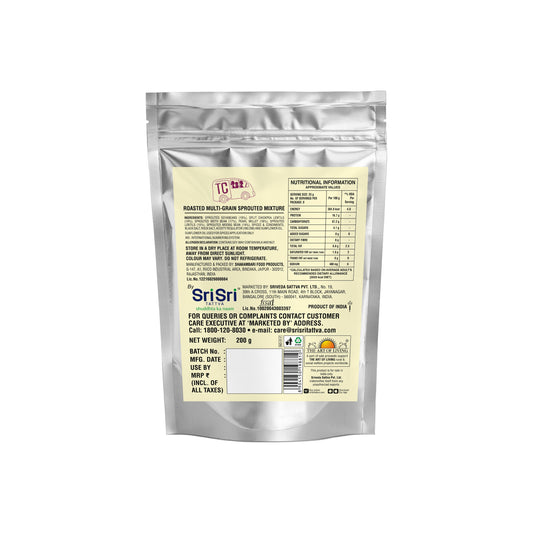 Sri Sri Tattva TRUE CREW Roasted Multigrain Sprouted Mixture, 200g