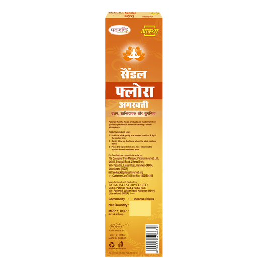Patanjali Aastha Sandal Flora Agarbatti