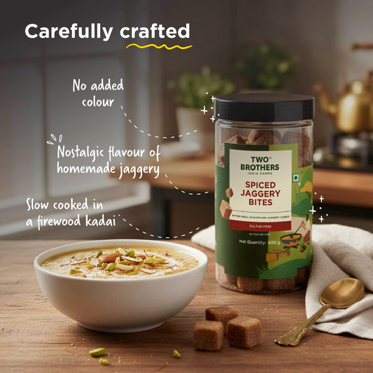 Two Brothers Organic Farms Spiced Jaggery Cubes