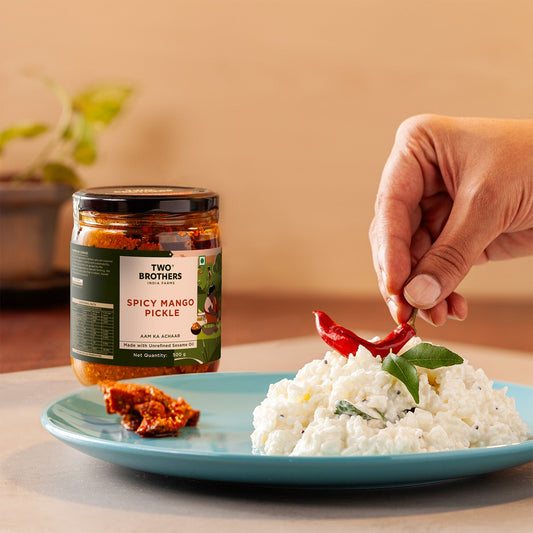 Two Brothers Organic Farms Spicy Mango Pickle