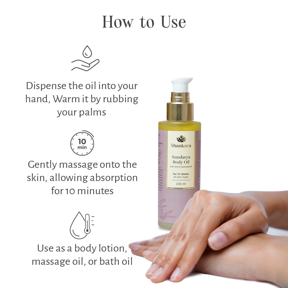 Sri Sri Tattva Sundarya Body Oil, by Shankara - 100 ml