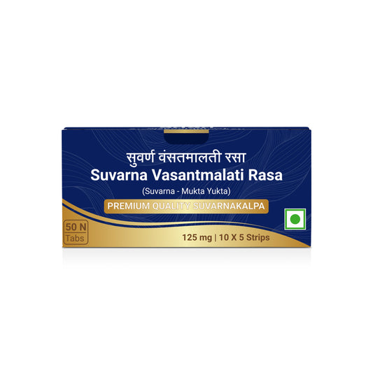 Sri Sri Tattva Suvarna Vasant Malati, (Suvarna - Mukta Yukta) Tablets | 125 mg