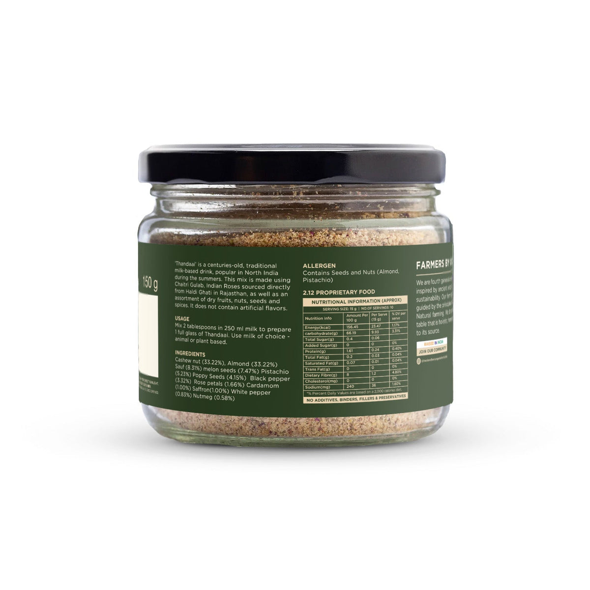 Two Brothers Organic Farms Thandai Drink Mix