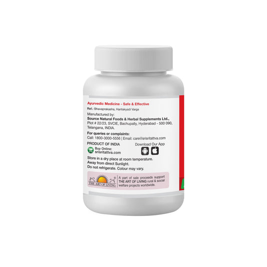 Sri Sri Tattva Triphala - Tridosha Balancer, 60 Tabs | 500 mg