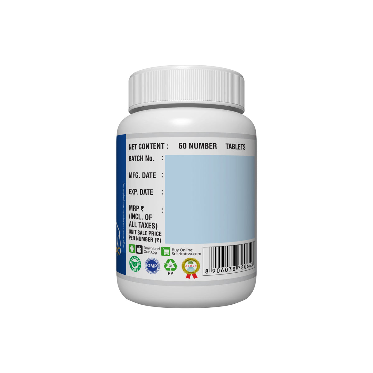 Sri Sri Tattva Vedanantaka Vati - Aches & Pains, 60 Tabs | 500 mg