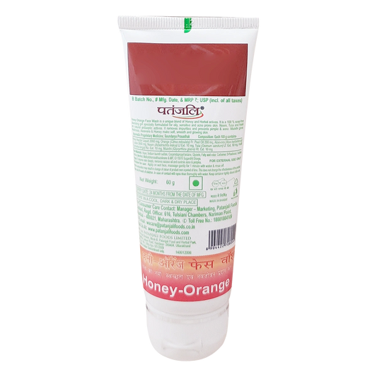 Patanjali Honey Orange Face Wash