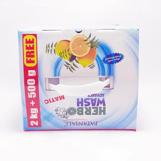 Patanjali Herbo Wash Advance Matic Detergent Powder 2kg
