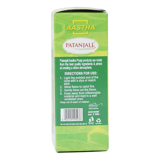 Patanjali Aastha Mogra Dry Dhoop Cone