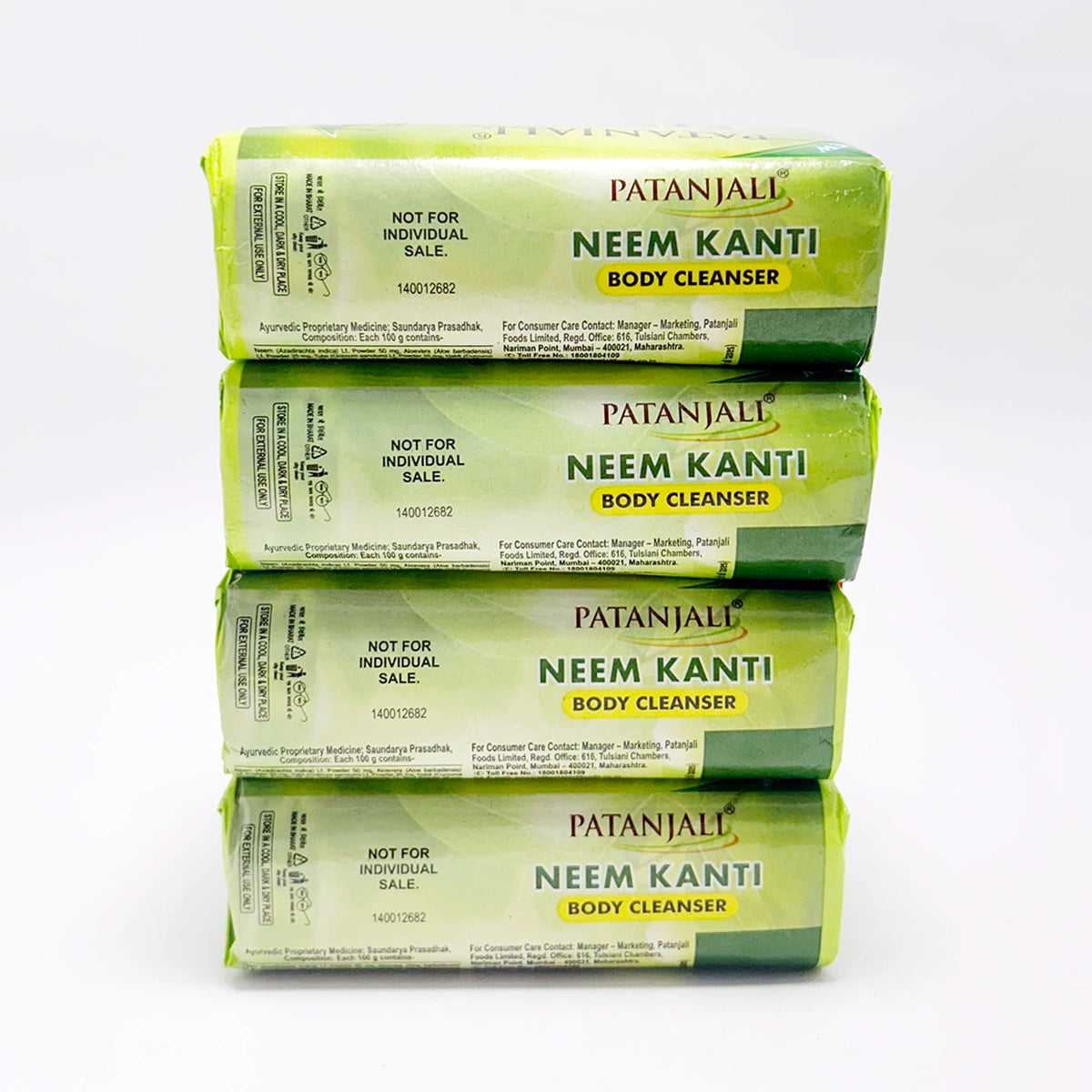 Patanjali Neem Kanti Body Cleanser 150 g x 4N