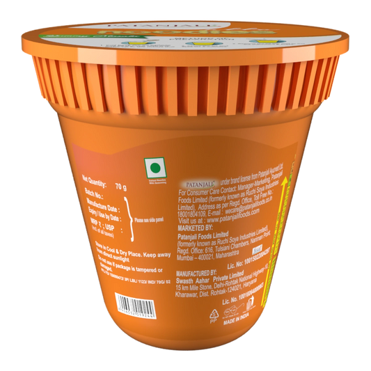 Patanjali Atta Cup Noodles Yummy Masala