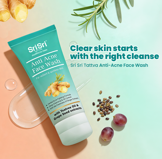 Sri Sri Tattva Anti Acne Face Wash - For Radiant & Spotless Skin, 100 ml