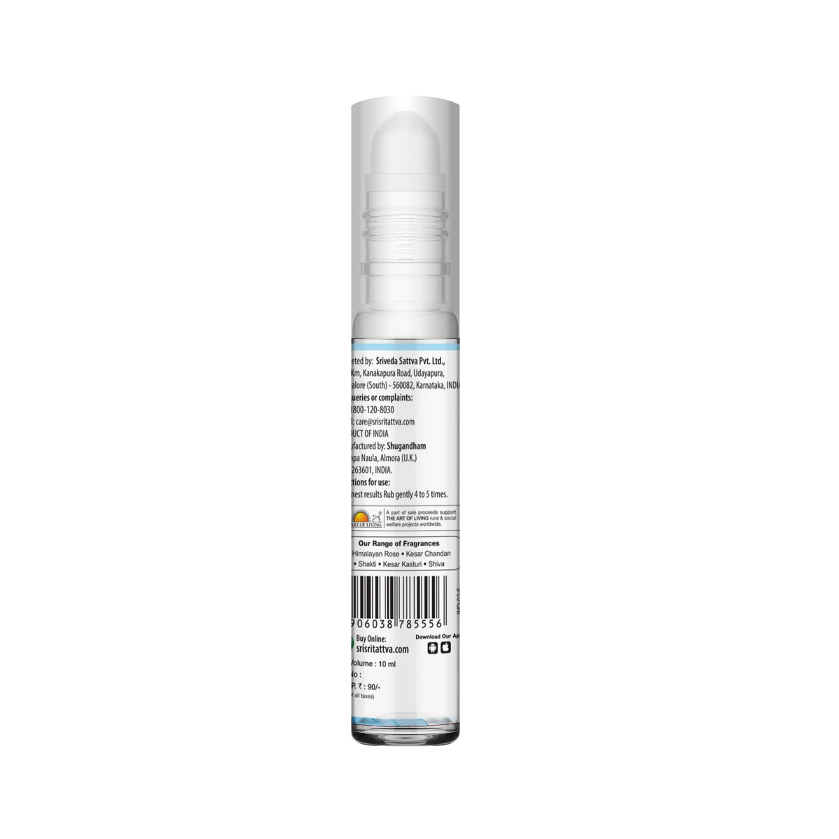 Sri Sri Tattva Roll On Perfume - Shiva, 10 ml