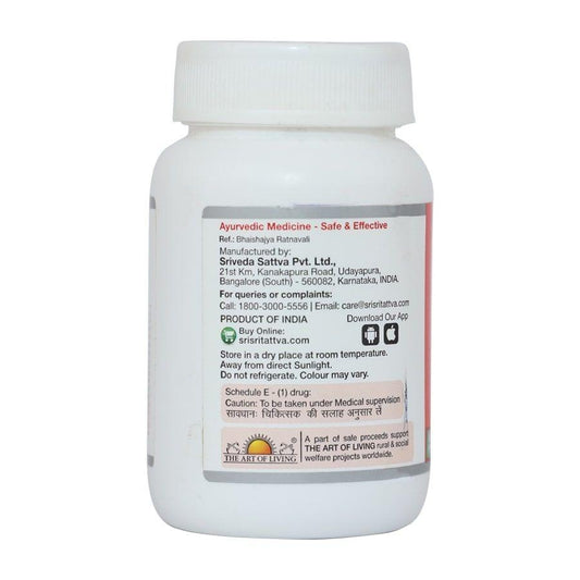 Sri Sri Tattva Sudarshan Vati - Fever & liver Disorders , 60 Tabs | 500 mg