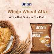 Sri Sri Tattva Whole Wheat Atta, 1 kg