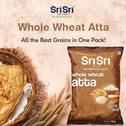 Sri Sri Tattva Whole Wheat Atta, 5 kg