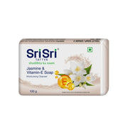 Sri Sri Tattva Jasmine & Vitamin E Soap | A Moisturising Cleanser | 100 g Each