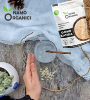 Namo Organic - Pure Gond Katira - Sourced From Organic Gum cultivators - Premium White