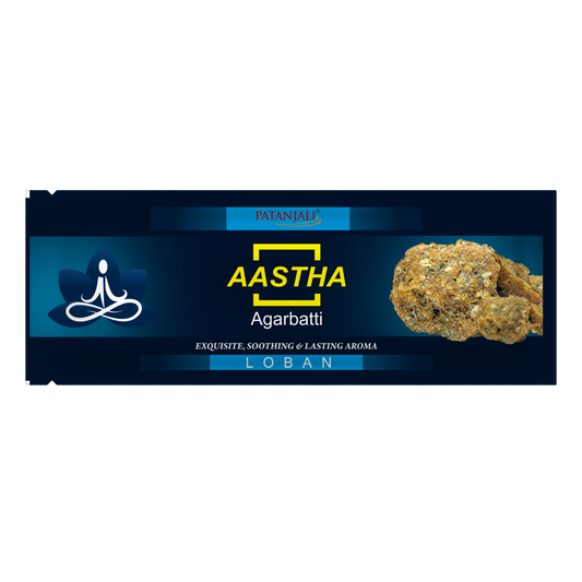 Patanjali Aastha Agarbatti Loban - 18 Stick
