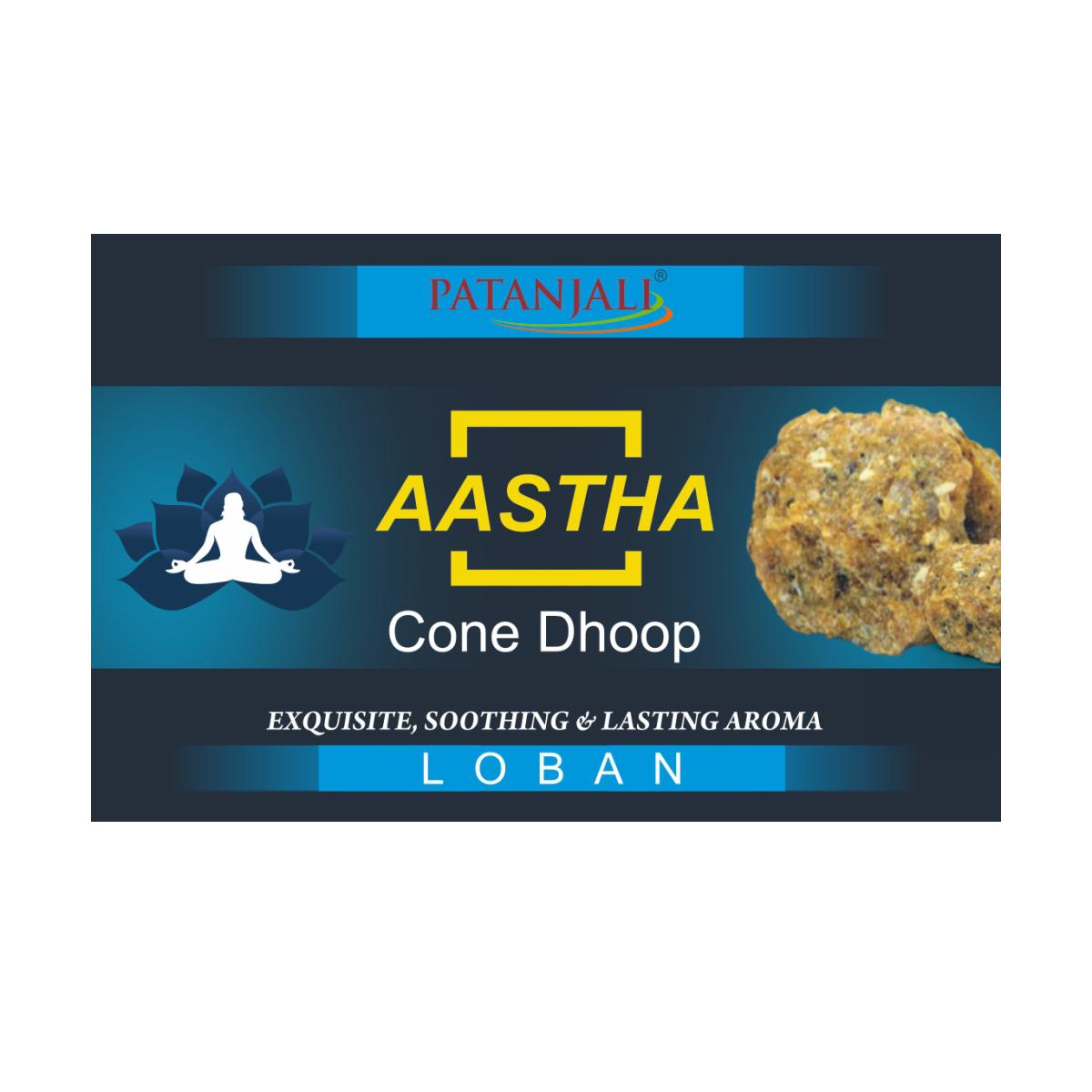 Patanjali Aastha Cone Dhoop - Loban