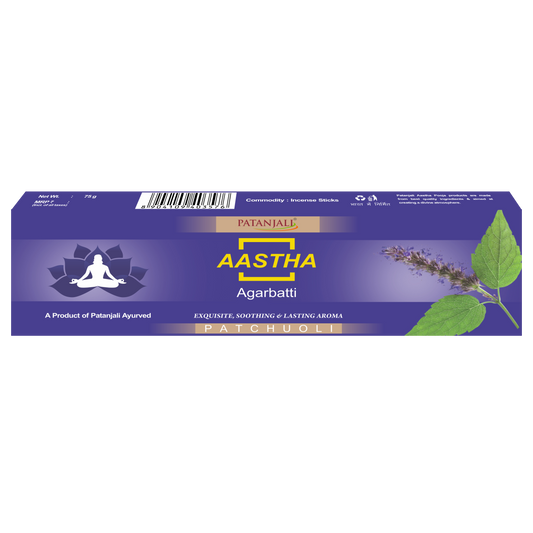 Patanjali Aastha Agarbatti Patchouli