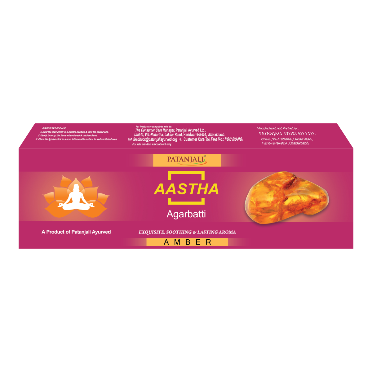 Patanjali Aastha Agarbatti Amber