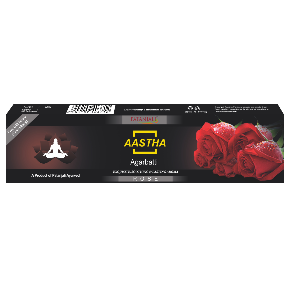 Patanjali Aastha Agarbatti Rose